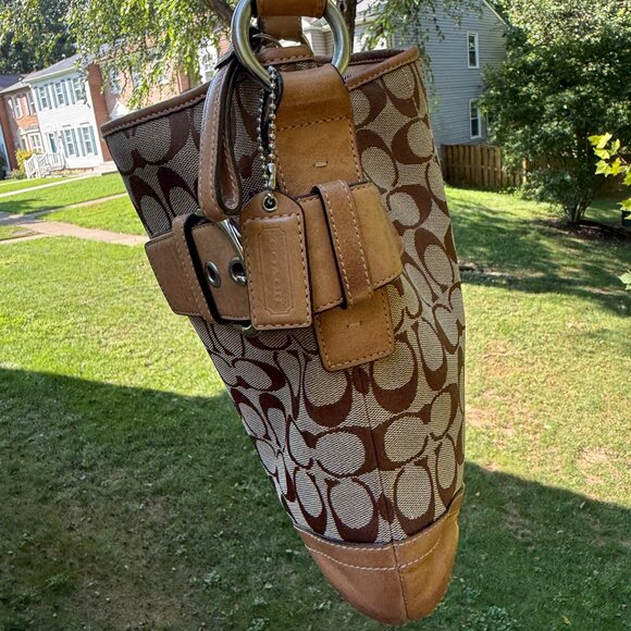 A great Trio!  Three Vintage Coach Signature C items!  Hello, early 2000's! - Picture 13 of 16